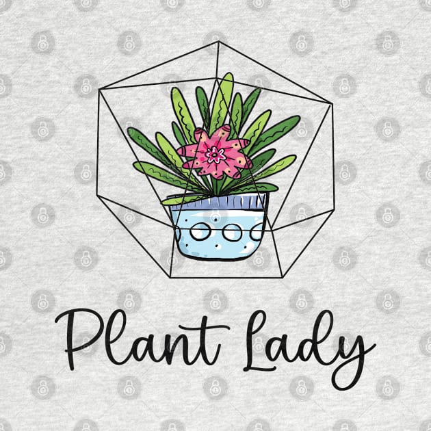 Plant Lady Fancy Houseplant by Whimsical Frank